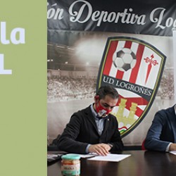 La firma riojana Végola se une a la UD Logroñés como patrocinador